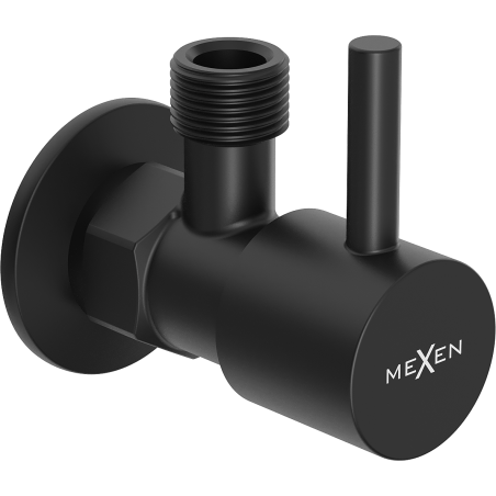 Mexen R1 leņķa vārsts krānam 1/2"x3/8", melns - 79970-70