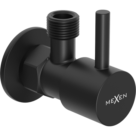 Mexen R1 zawór kątowy do baterii 1/2"x3/8", czarny - 79970-70