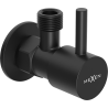 Mexen R1 kutni ventil za miješalicu 1/2"x3/8", crni - 79970-70