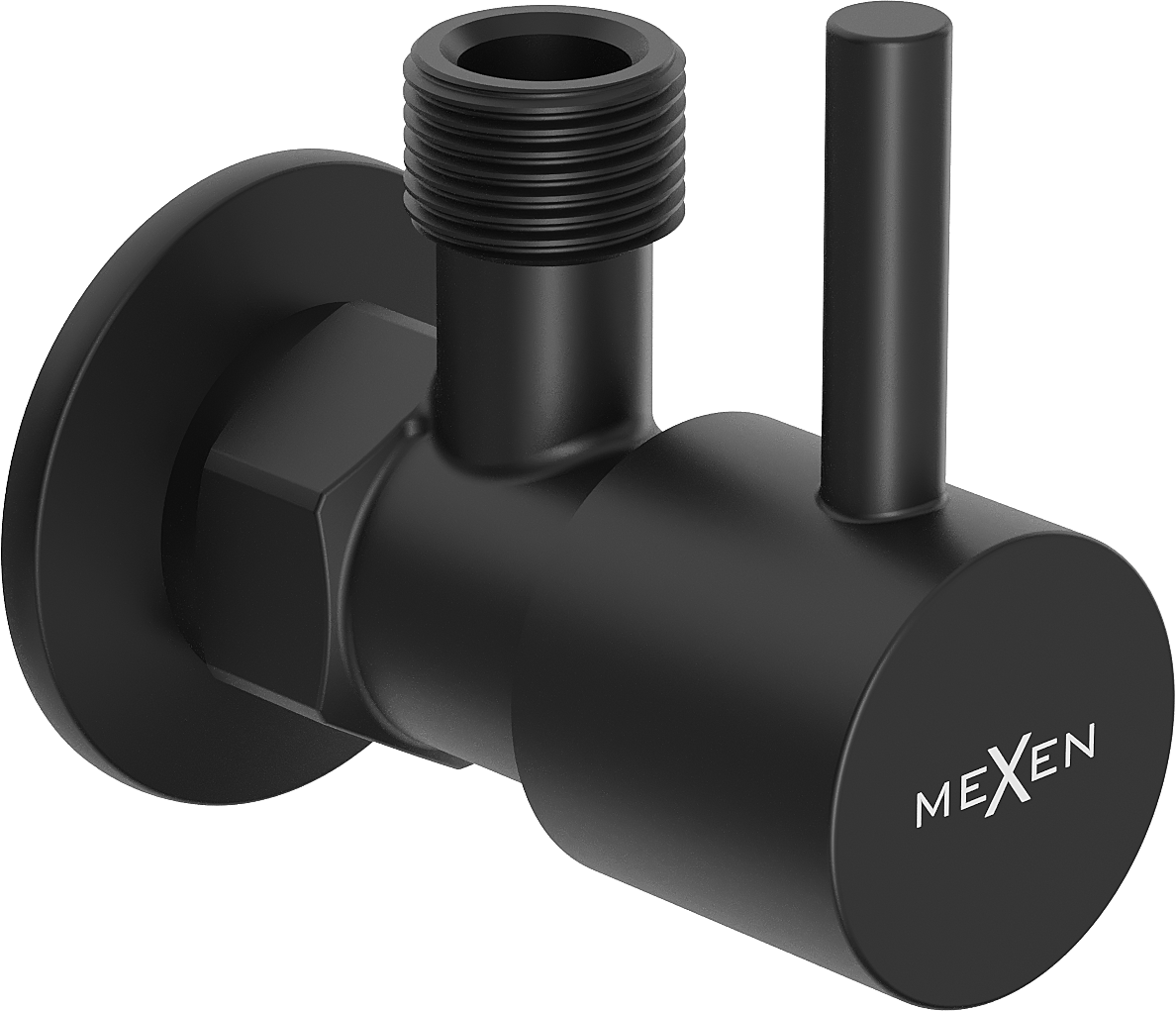 Mexen R1 zawór kątowy do baterii 1/2"x3/8", czarny - 79970-70