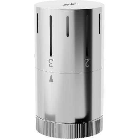 Mexen thermostatischer Ventilkopf für Heizkörper, Chrom - W908-005-01