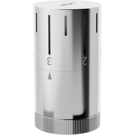 Mexen Uni-Term thermostatic radiator valve, chrome - W908-005-01