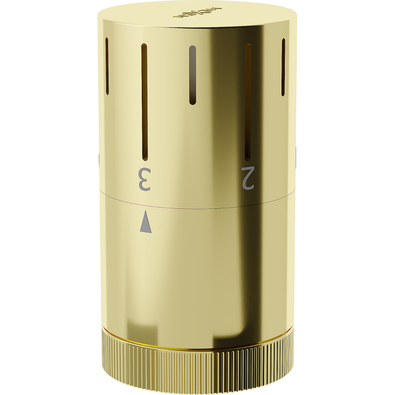 Mexen Uni-Term termostatisk ventilhuvud för radiator, guld - W908-005-50