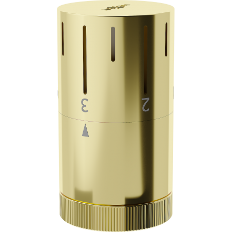 Mexen Uni-Term termostata galva radiatoram, zelta - W908-005-50