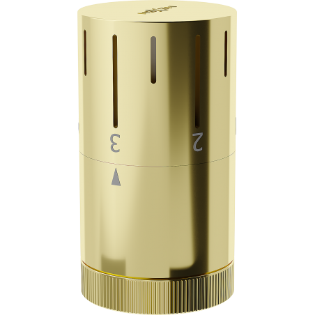Mexen Uni-Term thermostatic radiator head, gold - W908-005-50