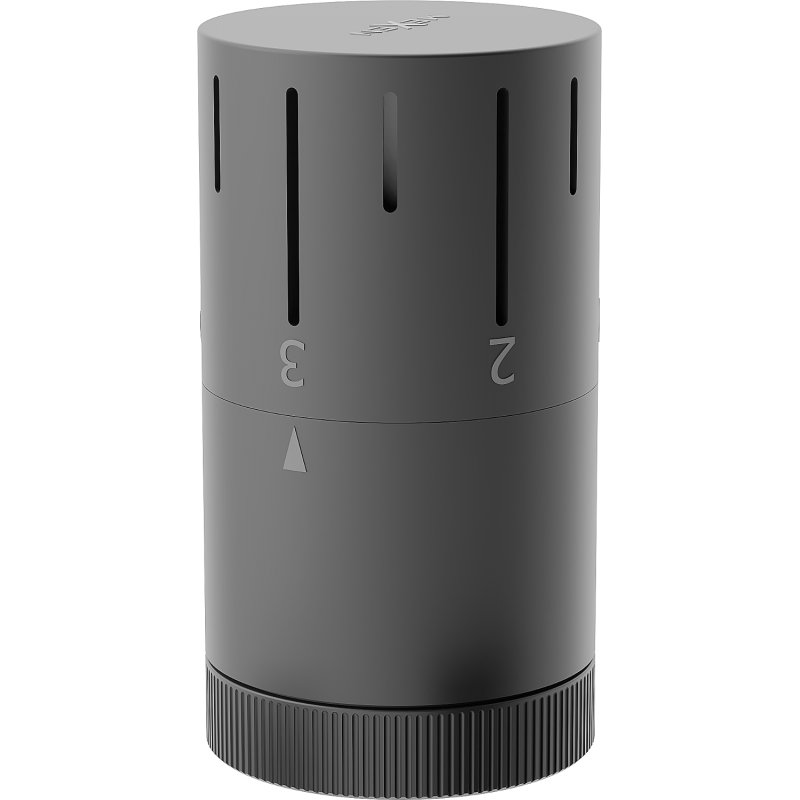 Mexen Uni-Term thermostatic radiator valve, anthracite - W908-005-66