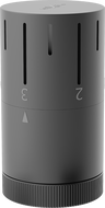 Mexen Thermostatkopf für Heizkörper, Anthrazit - W908-005-66