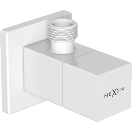 Mexen S vinkelventil för batteri 1/2"x3/8", vit - 79971-20