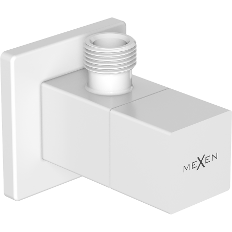 Mexen S zawór kątowy do baterii 1/2"x3/8", biały - 79971-20
