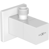 Mexen S robinet d'angle pour batterie 1/2"x3/8", blanc - 79971-20
