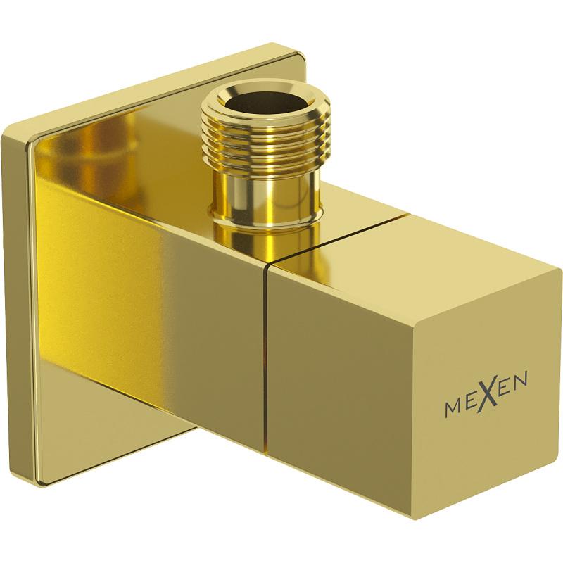 Mexen S angle valve for faucet 1/2"x3/8", gold - 79971-50