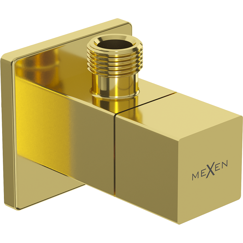 Mexen S valve d'angle pour robinet 1/2"x3/8", doré - 79971-50