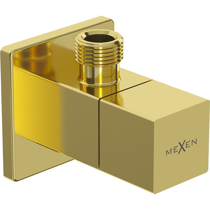 Mexen S zawór kątowy do baterii 1/2"x3/8", złoty - 79971-50