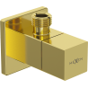 Mexen S hoekventiel voor kraan 1/2"x3/8", goud - 79971-50