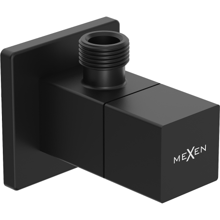 Mexen S zawór kątowy do baterii 1/2"x3/8", czarny - 79971-70