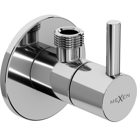 Mexen R2 angled valve for tap 1/2"x3/8", chrome - 79972-00