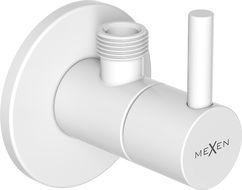 Mexen R2 hoekventiel voor kraan 1/2"x3/8", wit - 79972-20