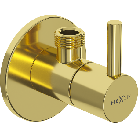 Mexen R2 zawór kątowy do baterii 1/2"x3/8", złoty - 79972-50