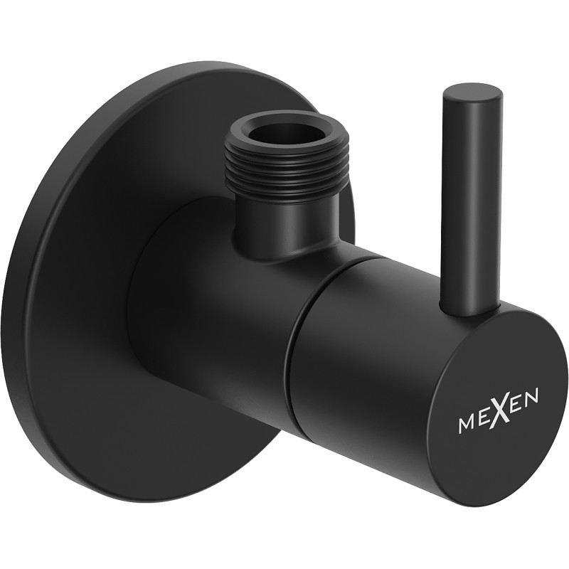 Mexen R2 kutni ventil za slavinu 1/2"x3/8", crni - 79972-70