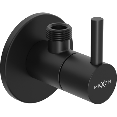 Mexen R2 angle valve for faucet 1/2"x3/8", black - 79972-70