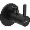 Mexen R2 angle valve for faucet 1/2"x3/8", black - 79972-70