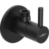 Mexen R2 angle valve for faucets 1/2"x3/8", black - 79972-70