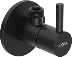 Mexen R2 hoekventiel voor kraan 1/2"x3/8", zwart - 79972-70