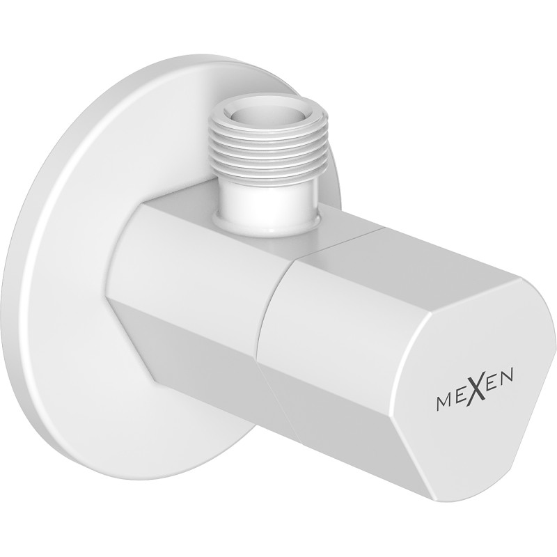Mexen T nurgakraana segisti jaoks 1/2"x3/8", valge - 79973-20