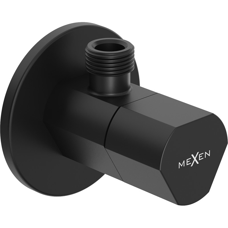 Mexen T nurgakraan segistile 1/2"x3/8", must - 79973-70