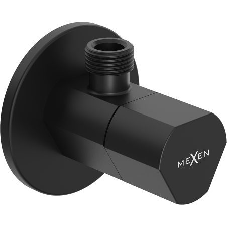 Mexen T kutni ventil za slavinu 1/2"x3/8", crni - 79973-70