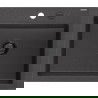 Mexen Oscar Granitspüle 1-Becken 580 x 490 mm, schwarz gesprenkelt, schwarzer Siphon - 6519581000-76-B