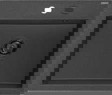 Mexen Oscar Granitspüle 1-Becken 580 x 490 mm, schwarz gesprenkelt, schwarzer Siphon - 6519581000-76-B