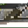 Mexen Hektor granieten gootsteen met 2 kommen 800 x 480 mm, beige, chromen sifon - 6521802000-69