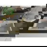 Mexen Hektor granieten 2-vaks gootsteen 800 x 480 mm, beige, gouden sifon - 6521802000-69-G