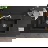 Mexen Hektor 2-bowl granite sink 800 x 480 mm, black/gold metallic, chrome siphon - 6521802000-75