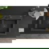 Mexen Hektor évier en granit à 2 bacs 800 x 480 mm, noir moucheté, siphon noir - 6521802000-76-B