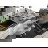 Mexen Hektor granieten gootsteen 2-kamer 800 x 480 mm, zwart, chromen sifon - 6521802000-77