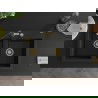 Mexen Hektor Granitspüle 2-Kammer 800 x 480 mm, schwarz, goldener Siphon - 6521802000-77-G