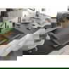 Mexen Omar Granitspüle 1-Becken 800 x 480 mm, grau, Siphon schwarz - 6520801005-71-B