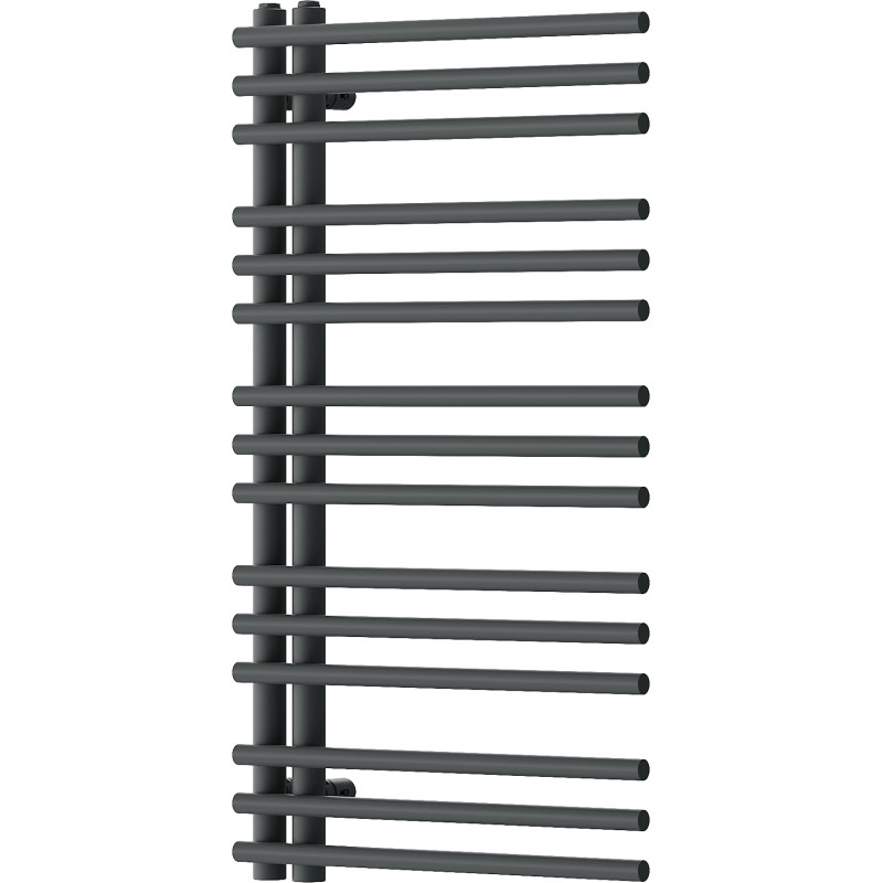 Mexen Neptun dekorativni kupaonski radijator 900 x 500 mm, 369 W, antracit - W101-0900-500-00-66