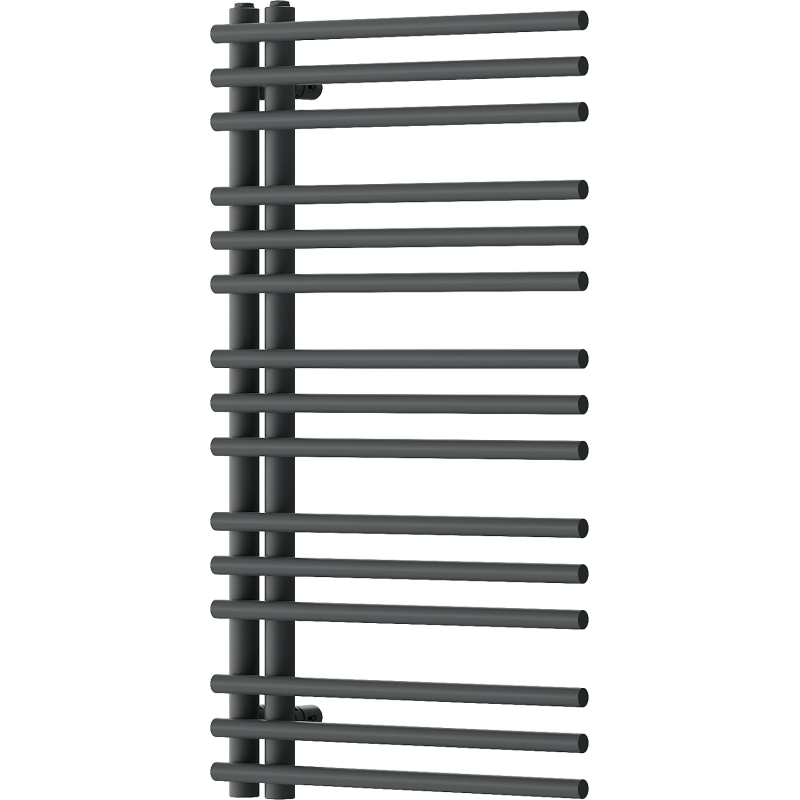 Mexen Neptun dekoratīvs vannas istabas radiators 900 x 500 mm, 369 W, antracīts - W101-0900-500-00-66