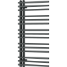 Mexen Neptun dekorativni kupaonski radijator 900 x 500 mm, 369 W, antracit - W101-0900-500-00-66