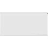 Radiateur plat Mexen Flat CCF21 500 x 1200 mm, raccordement inférieur central, 1210 W, blanc - W6C21F-050-120-00