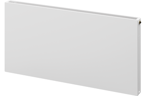 Mexen Flat CCF21 radiateur en tôle 600 x 1300 mm, connexion inférieure centrale, 1572 W, blanc - W6C21F-060-130-00