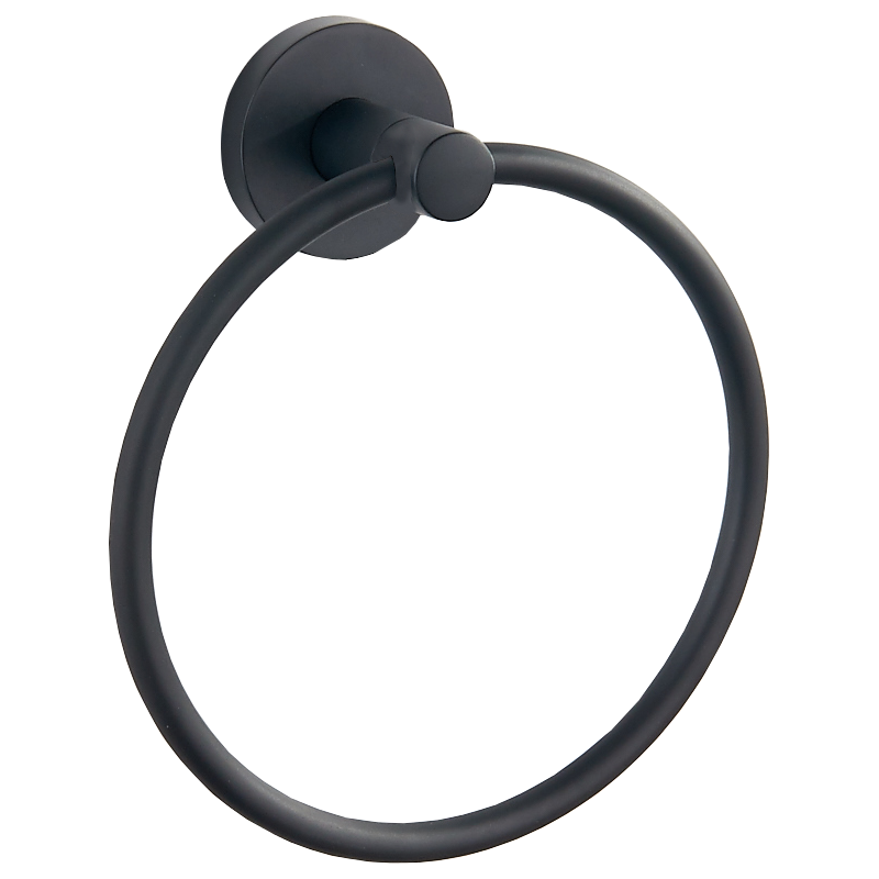 Mexen Remo colgador de toalla, negro - 7050732-70