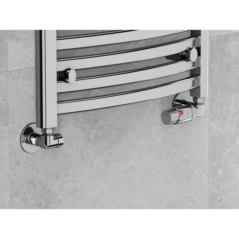 Mexen Uni-Term axiale Heizkörperventile, Chrom - W903-000-01