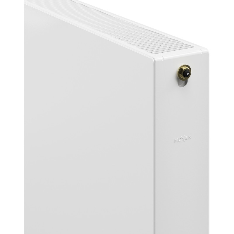 Mexen CCF22 Flat radiador plano 300 x 1800 mm, conexión inferior central, 1621 W, blanco - W6C22F-030-180-00