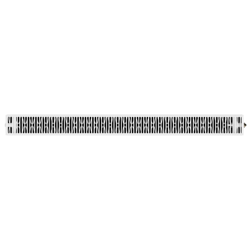Mexen CCF22 Flat radiador plano 300 x 1800 mm, conexión inferior central, 1621 W, blanco - W6C22F-030-180-00