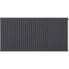 Mexen CC11 paneelradiaator 600 x 2400 mm, alumine keskühendus, 2240 W, antratsiit - W6C11-060-240-66