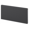 Mexen CC21 Plattenheizkörper 400 x 400 mm, untere mittlere Anschluss, 371 W, Anthrazit - W6C21-040-040-66